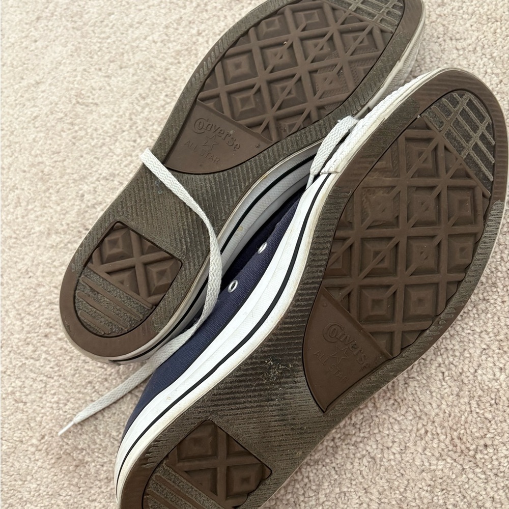 Used Converse Men's Grey Low-Top Sneakers Sz 13 - Picture 6 of 8